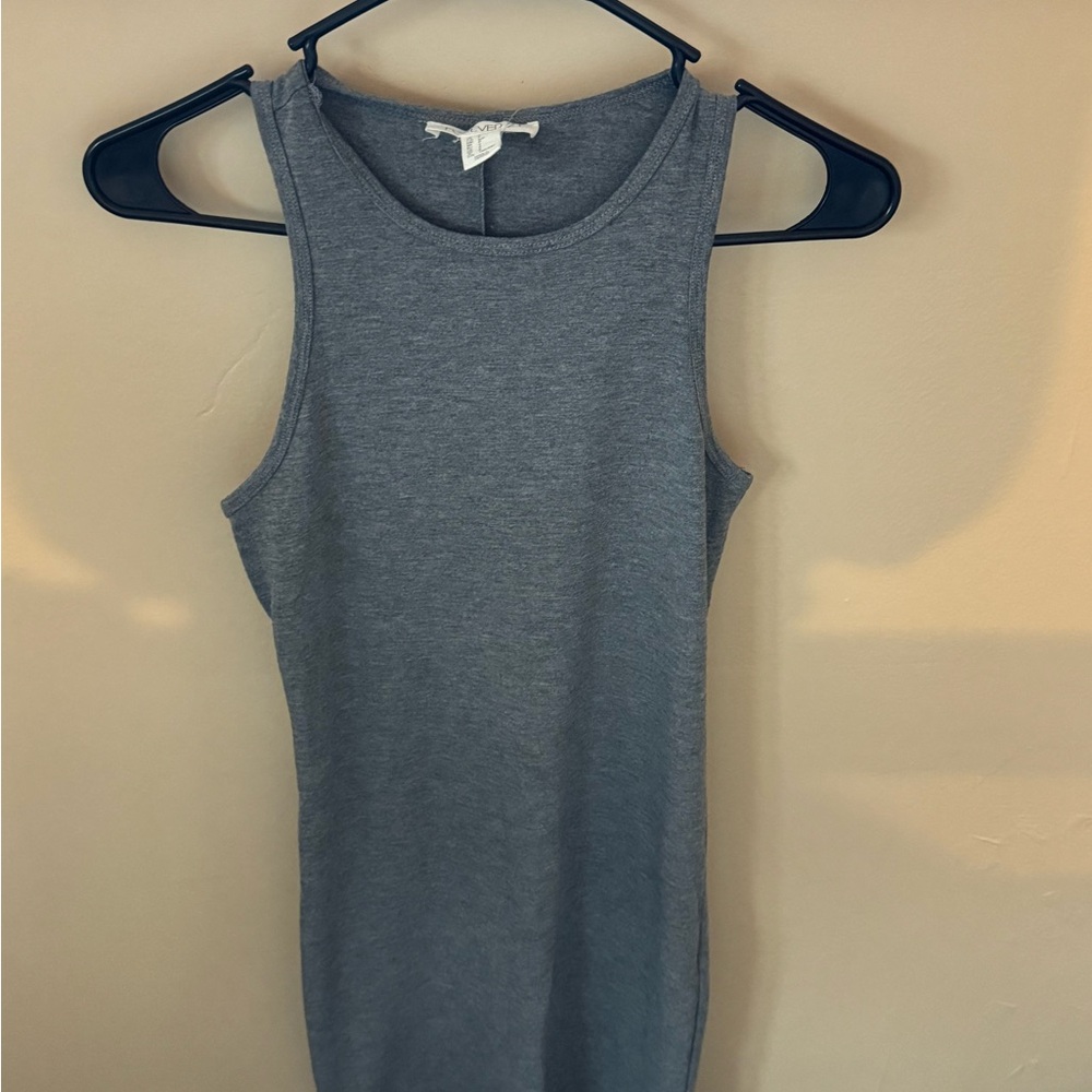 Forever 21 Gray Sleeveless Women's Lounge Dress